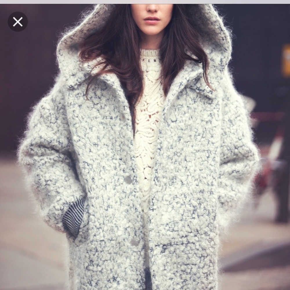ISO: Stella McCartney Hooded Bouclé Coat